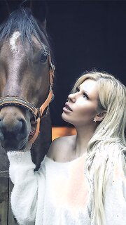 Pure beauty random fact about me. I love horses. I know you prefer to watch my rough stuff but my secret life is more expressive