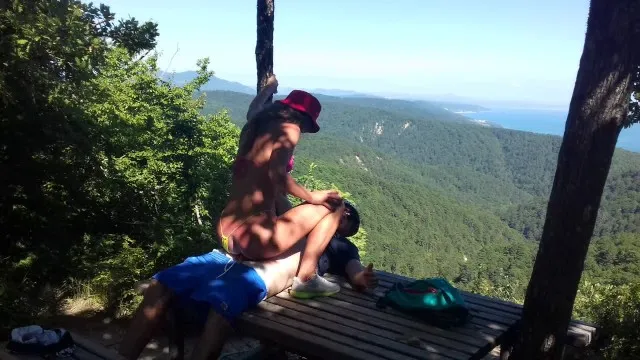 The most Amazing Amateur Sex at an Altitude of 800 Meters above Sea Level