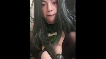 Cosplay: Froppy let's her Hair down for Monster Cock. (Happy Halloween)