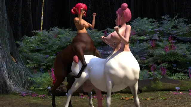 Amy's Big wish - Centaur things Part 1 of 2 - a Futanari Centaur Learns how to Breed from a Trainer!