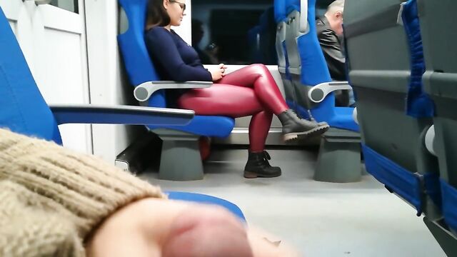 Blowjob From A Stranger On The Train POV Swallow Porn Video By