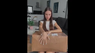 Unpacking a big box from PornHub