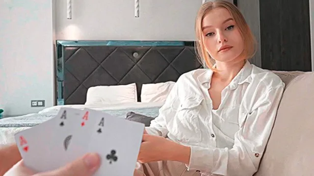 Diana Rider's Stepsis lost her virginity in a card game & can't stop cumming!