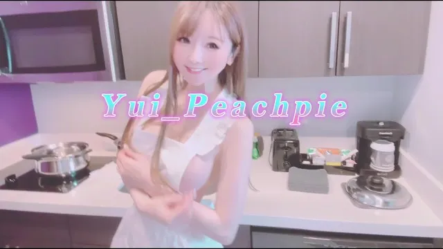 Yui Peachpie gets drilled hard while cooking and creampied in her tight pussy in the kitchen