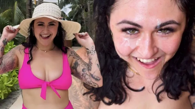 Josie Jaxxon's First Cum-Walk with a Hotwife twist!