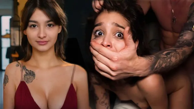 NoLube's hot college babe screams in pleasure as she gets her tight body destroyed in extreme rough sex frenzy