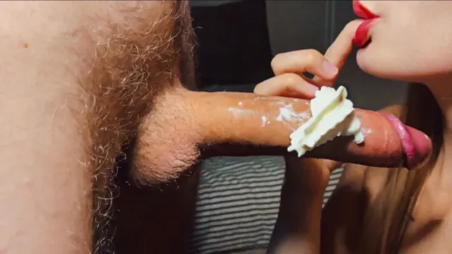 Watch CumForKate's close-up handjob & blowjob with cum in her mouth