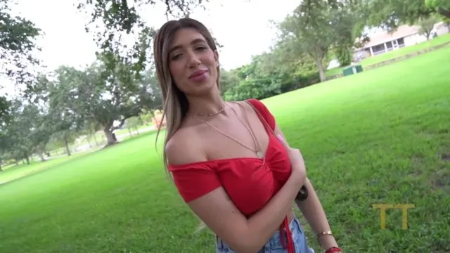 Watch as naughty Italian babe cheats on her fiancé with random dude in a nice car