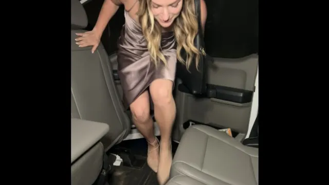 Hot college girl Jess Cromwell gets a quickie in the backseat of Mr. Small Bird's car