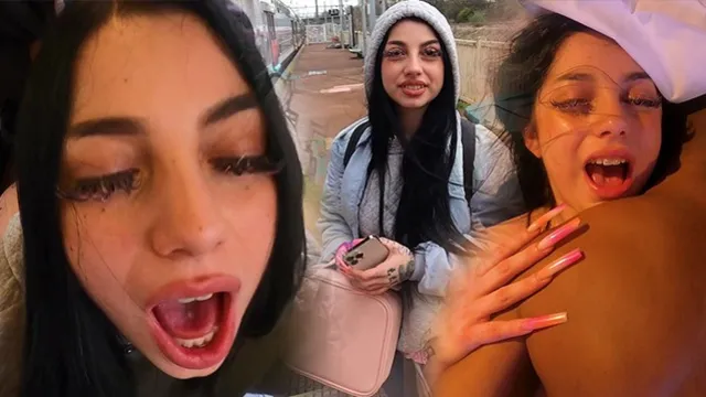 Dirty talk Latina Roma Amor gets her submissive ass drilled by MadBros in a train & at her place after being apart for a while