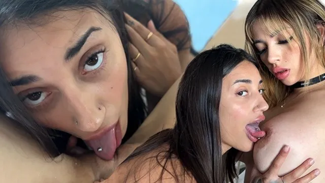 Gatita Veve & Lila celebrate New Year's Eve with a hot pussy licking party!
