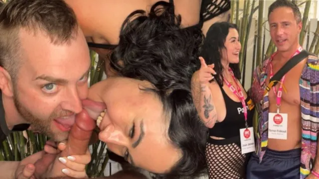 Reese Rideout & Josie Jaxxon share a big cock in a steamy bisexual cuckold session