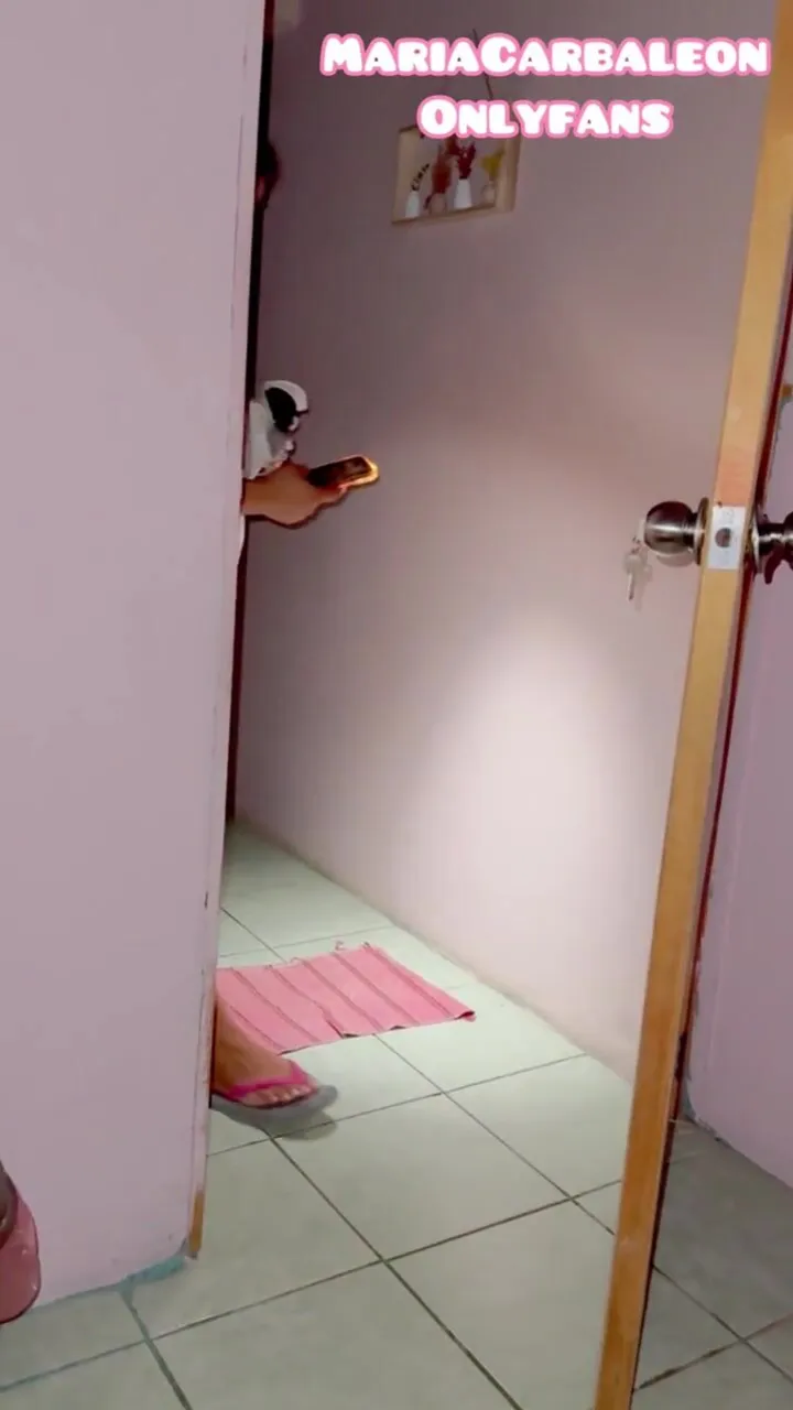 Maria Carbaleon goes to her neighbor's house and gets a hot surprise in the morning