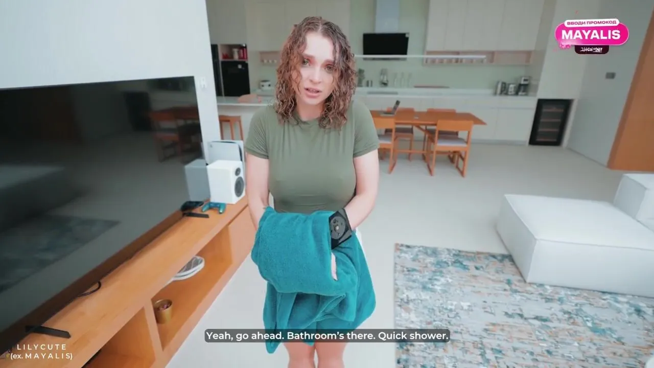 Lily Cute & MayaLis beg for a hot POV fuck in their own house