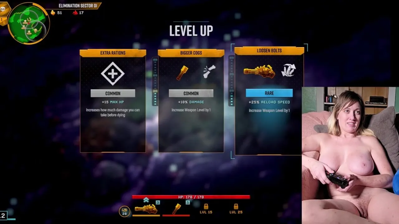 Watch curvy Gamer Girl GGKatie naked in a steamy solo video game session
