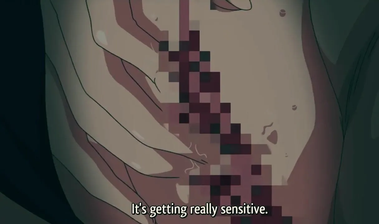 Watch this hairy MILF with huge tits get off with a creamy surprise