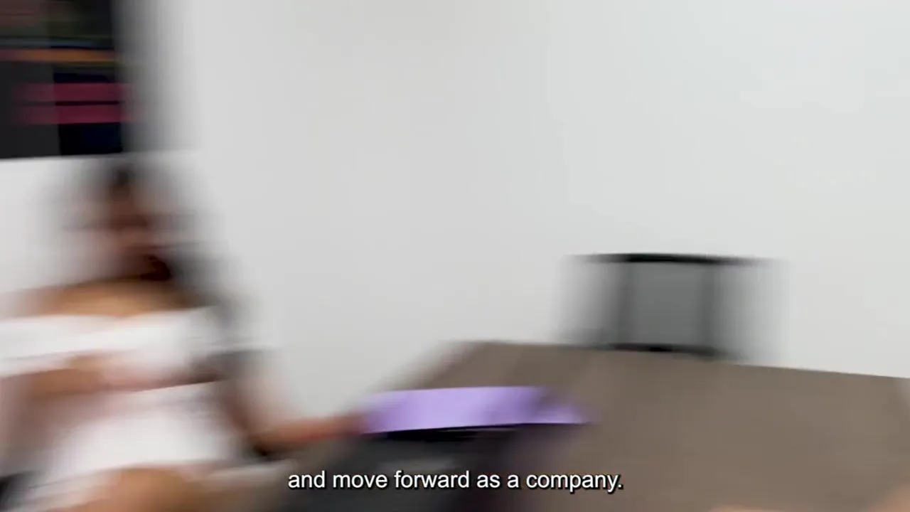 Daniela Andrea seduces her boss employee with her curvy body and tight pussy during an interview