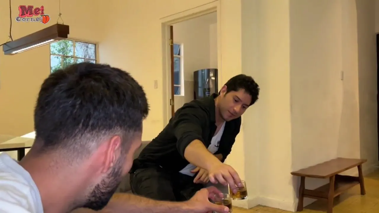 Hot wife gets her tight pussy drilled by her husband's best friend's big cock in the kitchen