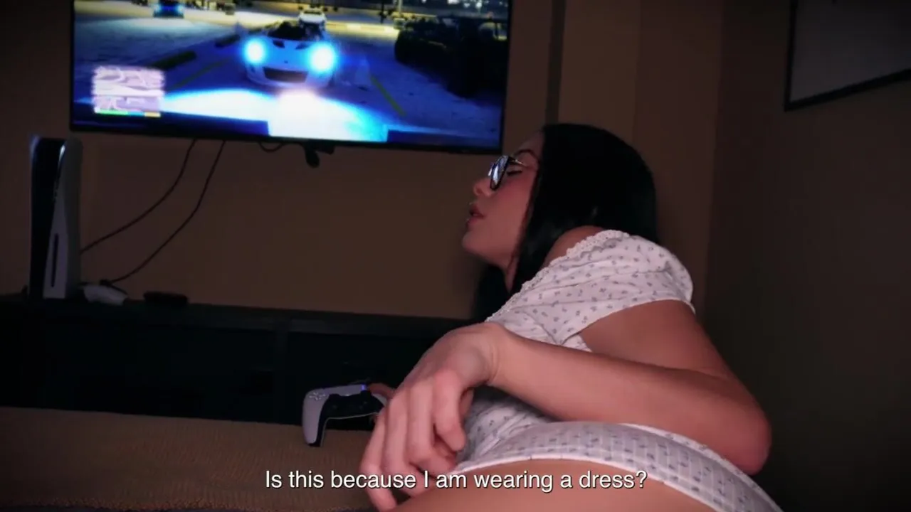 Miss Ary's step fantasy: Stop using my play station and give me a hard fuck!