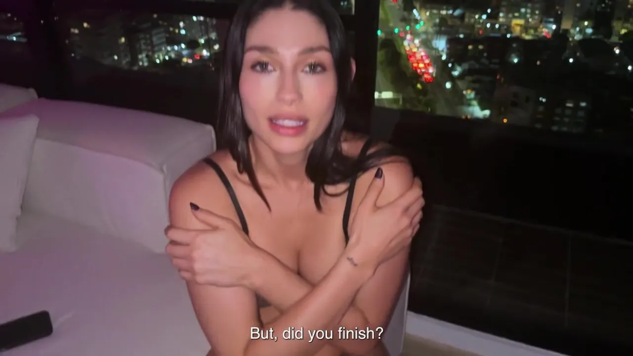 Miss Ary bangs her sister's hot latina sister while she's working out - POV blowjob with cum on face