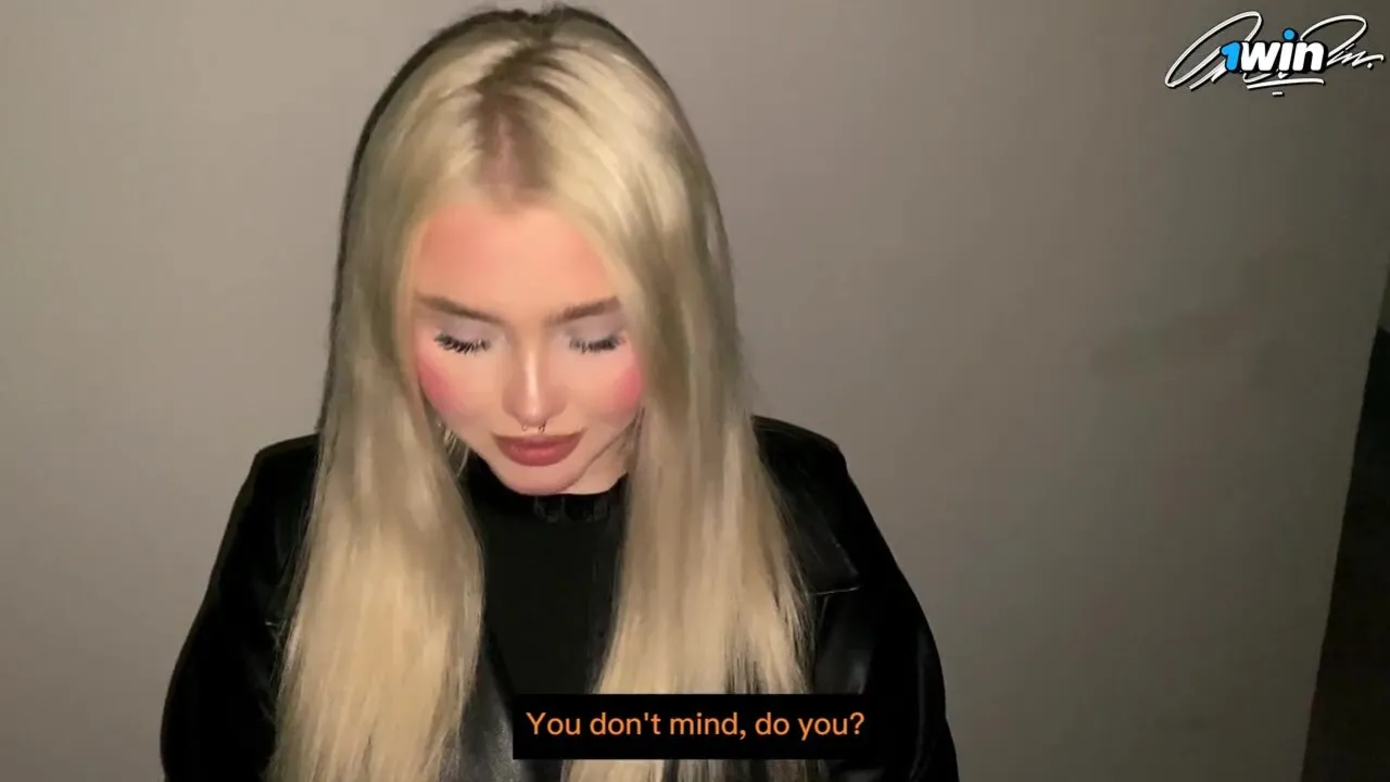 Blonde hottie Blondessa deepthroats & sucks a friend's dick in a public car walk