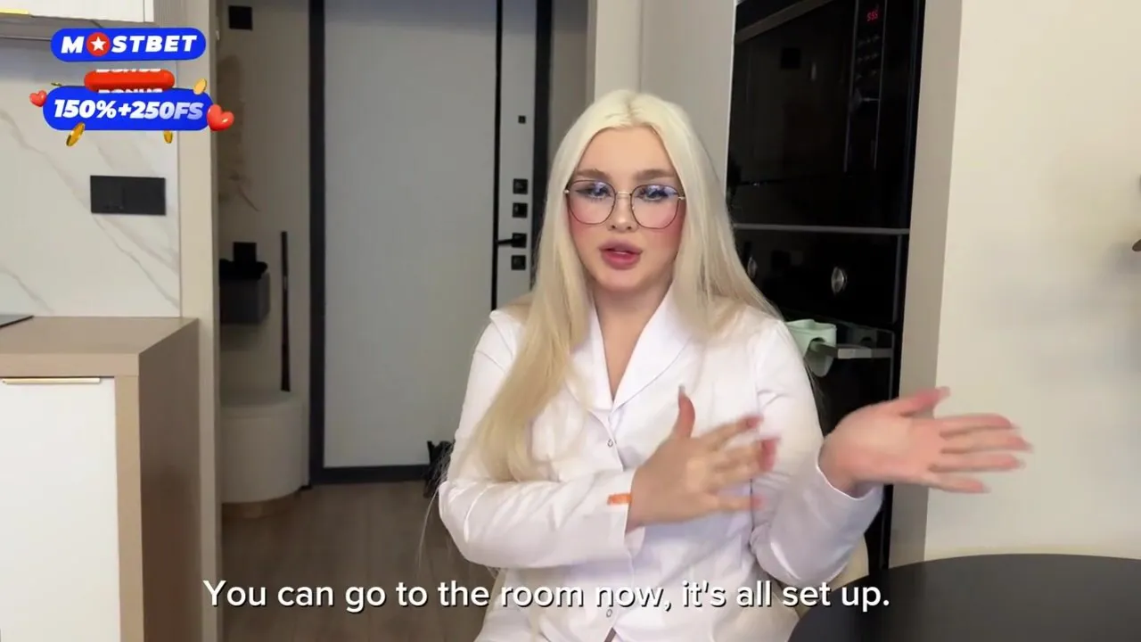 Blondessa, a gorgeous young Russian girl, is willing to do anything for science - POV