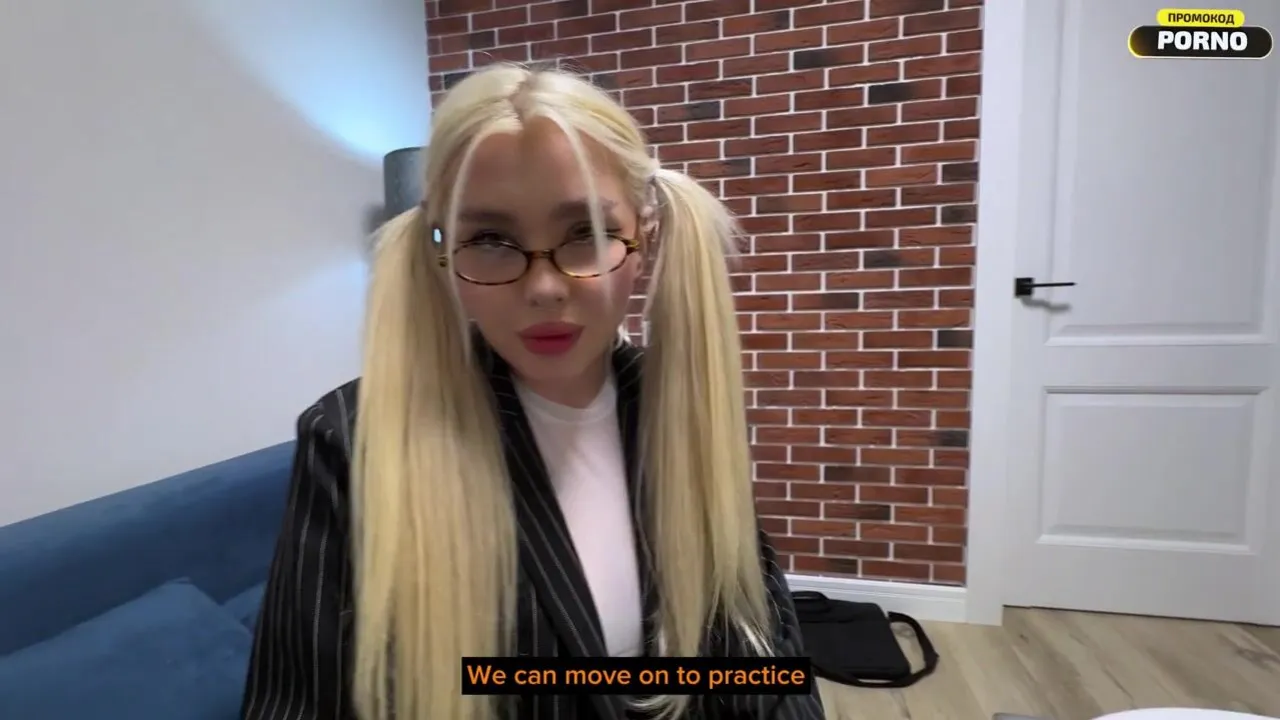 Blondessa, a hot Russian student, gets her tight pussy pounded in schoolgirl POV