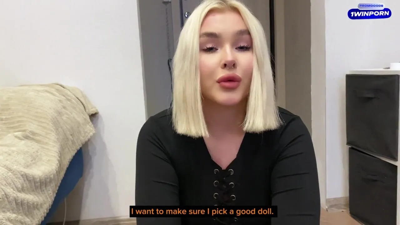 Blonde beauty Blondessa gives me a TANTALY POV doggy-style blowjob and swallows my load