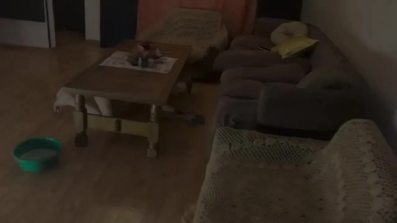 Alexa Poshspicy gets her stepbro's big dick under her table and in her wet pussy