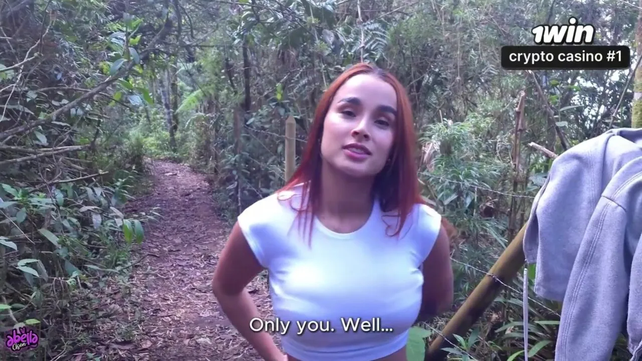 Abella Olsen & Papuchis get wild with outdoor public sex and cum in mouth