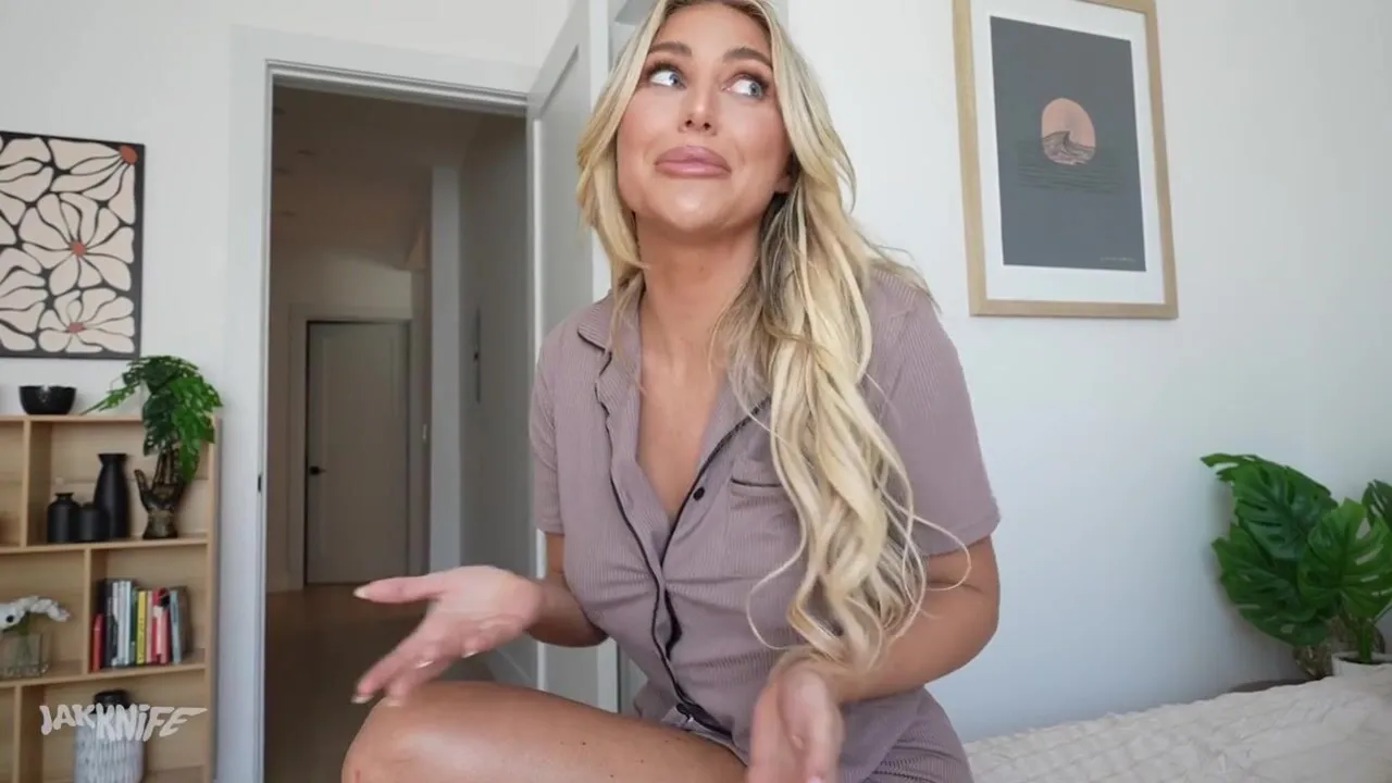 Kayley Gunner & Jak Knife team up to take on their bully's massive cock in POV roleplay