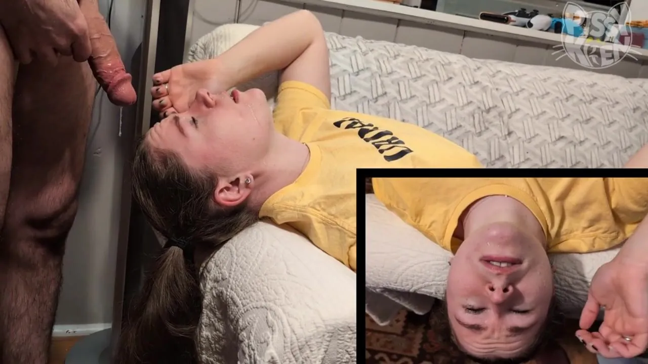 Pissy Kitten is a pathetic bitch who can't resist the urge to pee in her own mouth