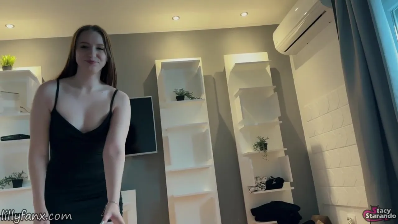 My slut stepsister Stacy Starando takes my cum & gets a creampie instead of cleaning up