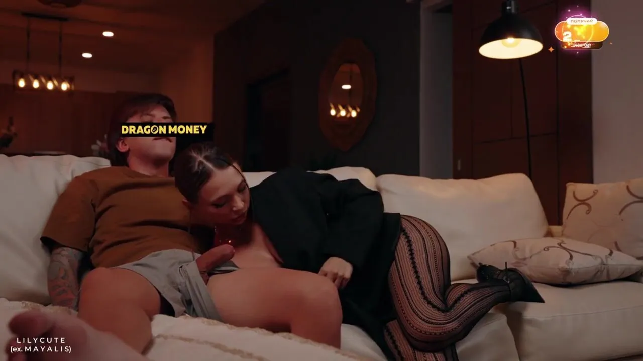 Lily Cute: My stepmom is a MILF who loves to suck and ride my dick