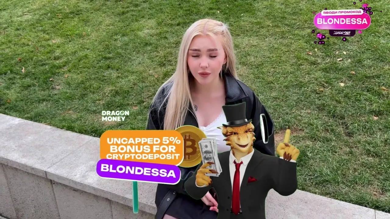 Blondessa is a hot Russian stranger who can't resist my riddle and deepthroats my big dick in public