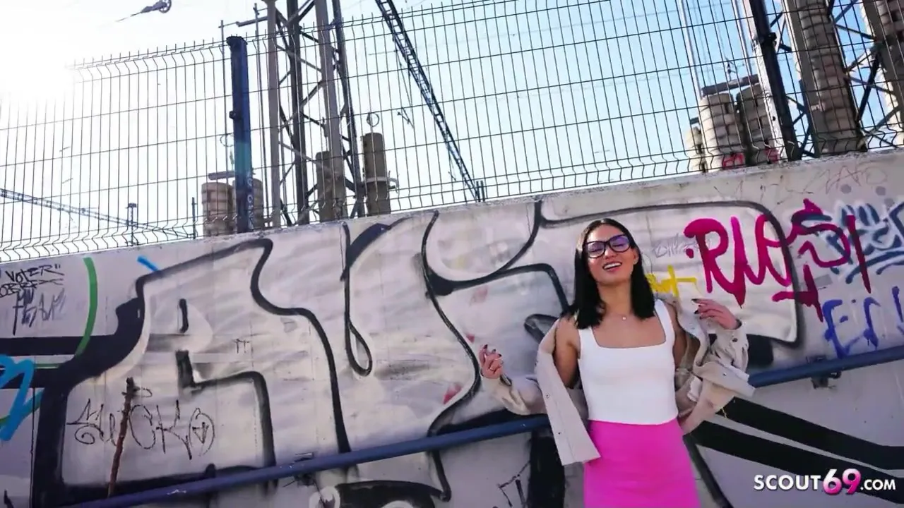 German Scout's skinny body gets pounded hard in a rough casting session