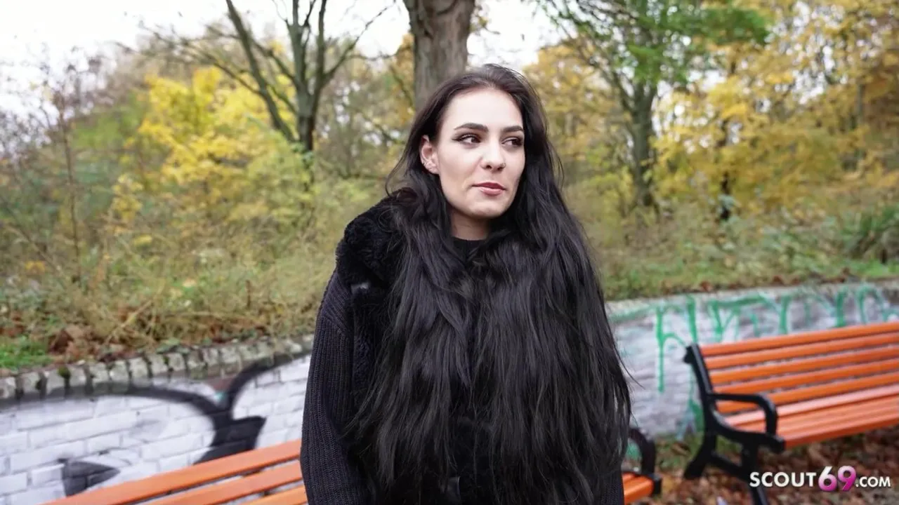 German Scout's saggy Tits Girl Alexa Throat Pick Up for Casting Fucking - Hardcore Action